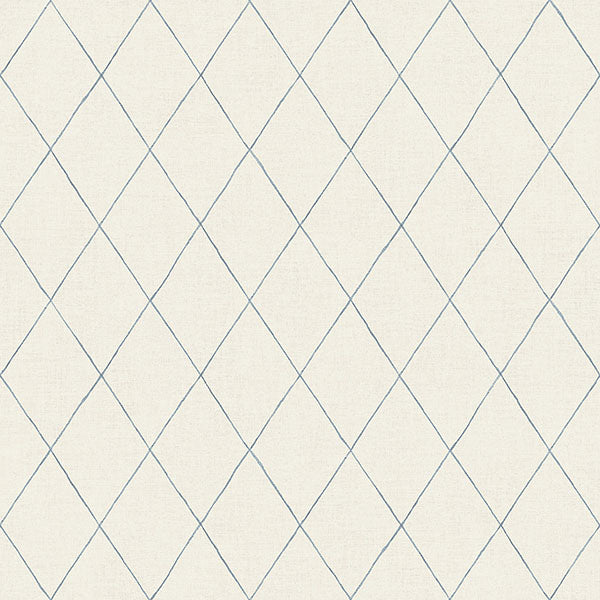Rhombus Blue Geometric Wallpaper Wallpaper