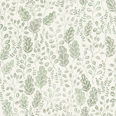 Isha Green Leaf Wallpaper Wallpaper