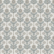 Aya White Floral Wallpaper Wallpaper