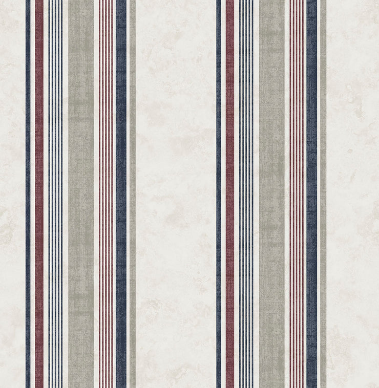 Hamilton Red Stripe Wallpaper Wallpaper