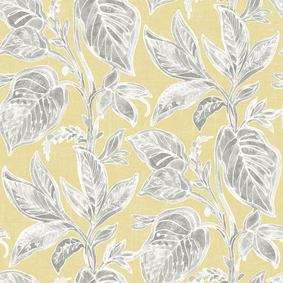Mangrove Yellow Botanical Wallpaper Wallpaper