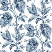 Mangrove Blue Botanical Wallpaper Wallpaper