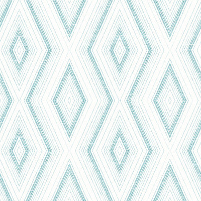 Santa Cruz Turquoise Geometric Wallpaper Wallpaper