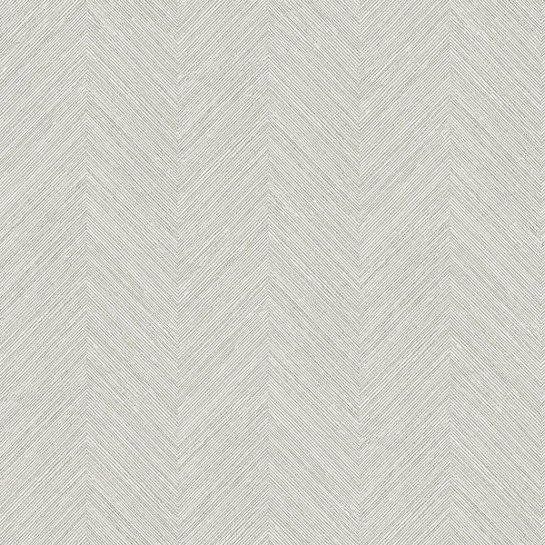 Caladesi Light Grey Faux Linen Wallpaper Wallpaper