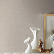 Gesso Weave Wallpaper - Linen