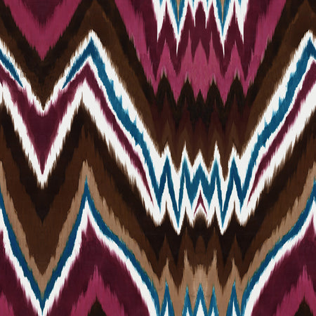 Glam Rock Ikat - Jewel Wallpaper
