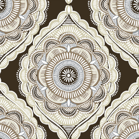 Gypsy - Umber Wallpaper