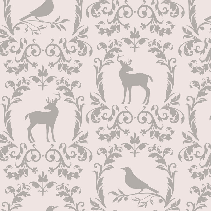 Fauna - Ecru Wallpaper