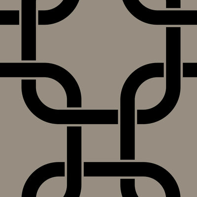 Linked Chains - Steel Wallpaper