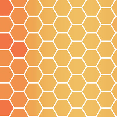 Honeycomb - Amber Wallpaper