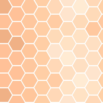 Honeycomb - Peach Wallpaper