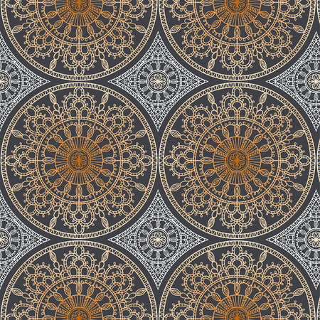 Tatted Lace - Aged Copper Wallpaper