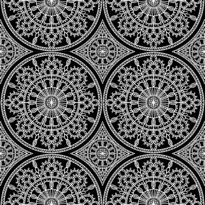 Tatted Lace - Doily Wallpaper