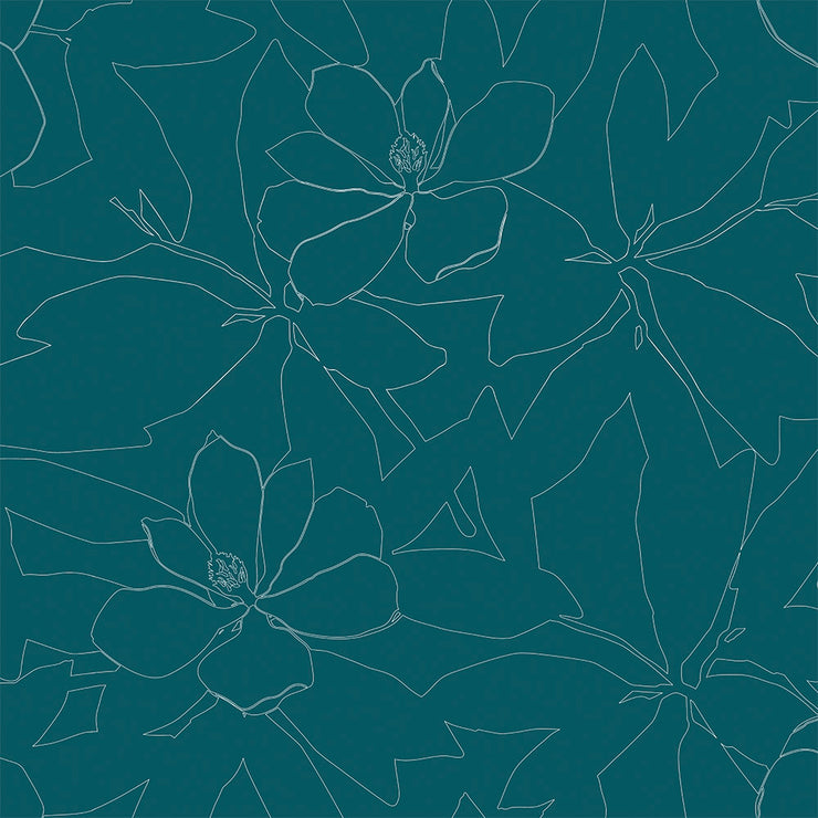 Mystic Magnolia - Dwell Wallpaper