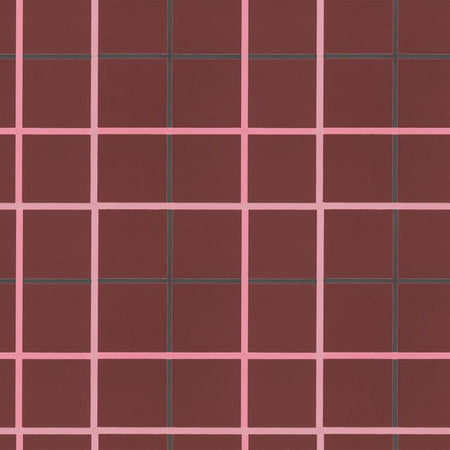 Tattersall - Umber Wallpaper