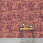Peacock Toile Wallcovering