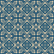 Moroccan Stamp - Azul Wallpaper