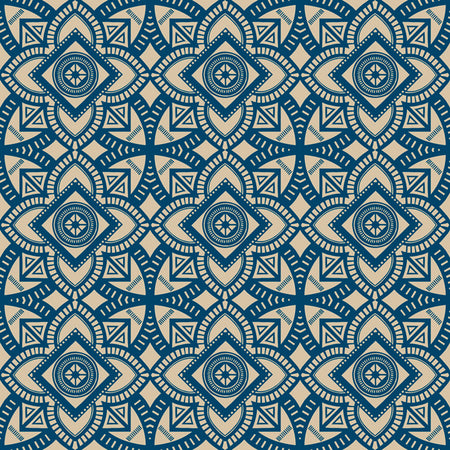 Moroccan Stamp - Azul Wallpaper