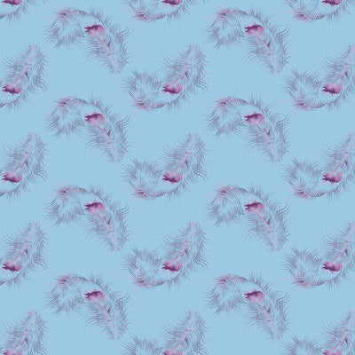 Purple Plumage - Antique Wallpaper