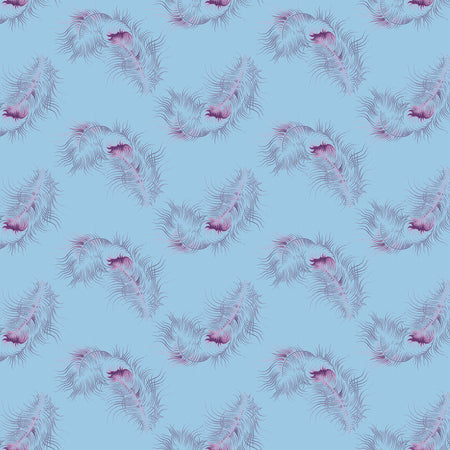 Purple Plumage - Antique Wallpaper