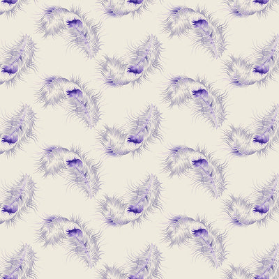 Purple Plumage - Lilac Wallpaper