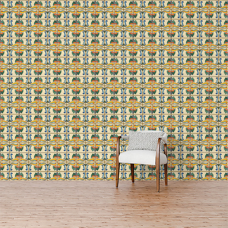 Victoria Faux Tile Wallcovering