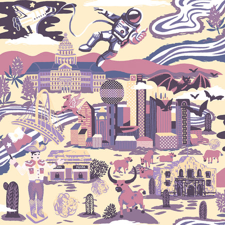 Texas Toile - Sure'nuff Wallpaper