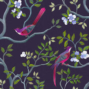 Avian Arbor - Tanzanite Wallpaper