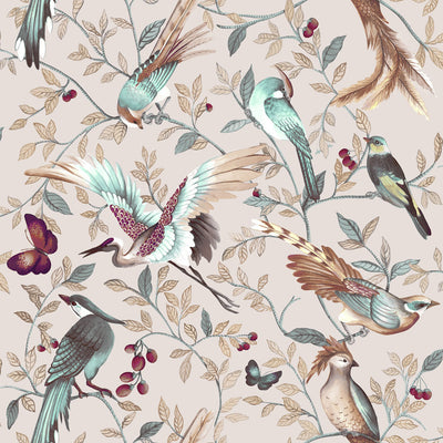 Aviary - Jade Wallpaper