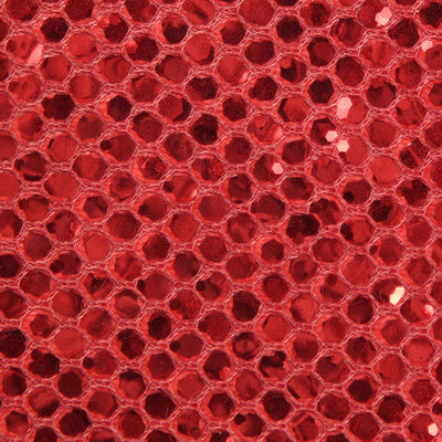 Large Sequins - Red Wallpaper