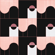 Hialeah - Black and Pink Wallpaper