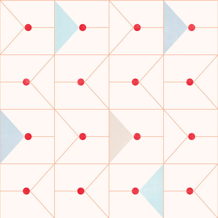 Doral - Aqua Accent Wallpaper