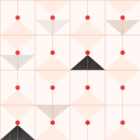 Coconut Grove - Black Accent Wallpaper