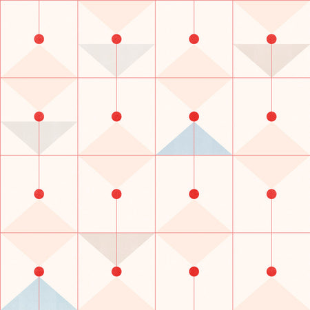 Coconut Grove - Aqua Accent Wallpaper