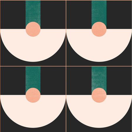 Ocean Drive - Emerald Accent Wallpaper