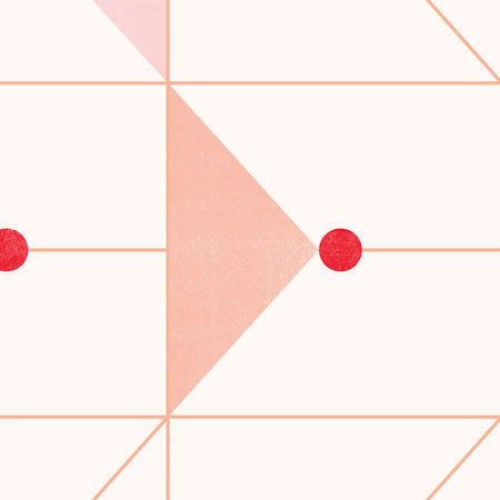 Doral - Mural - Pink and Caramel Mural