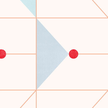 Doral - Mural - Aqua Accent Mural