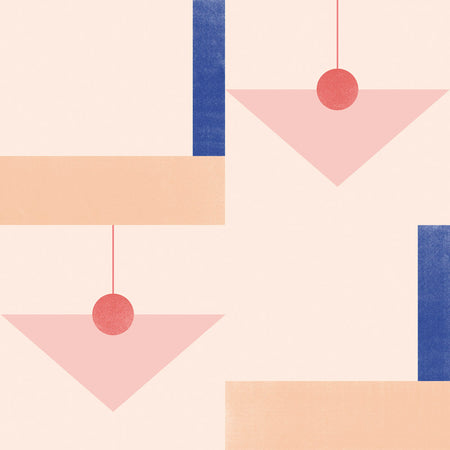 Little Haiti - Mural - Pink and Blue Mural