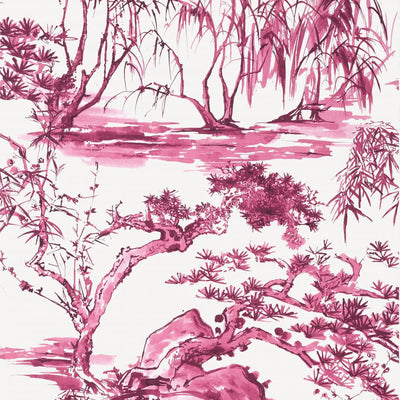 Kyoto - Fuchsia Wallpaper