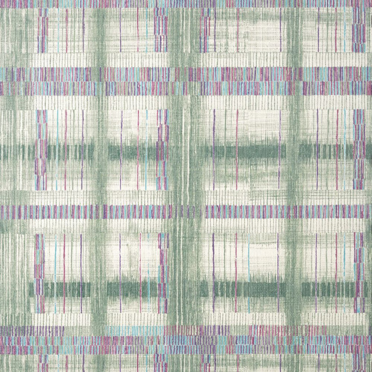 Takao Weave - Green Wallpaper