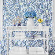 Waves Wallcovering - Blue