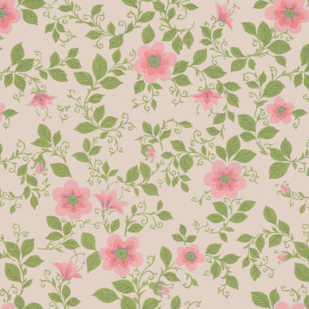 Morning Glory - Pink Wallpaper