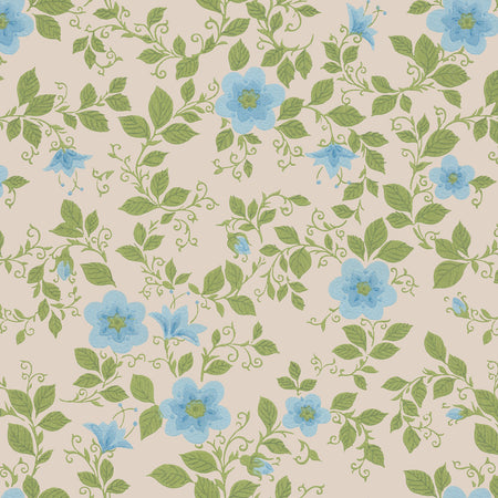 Morning Glory - Blue Wallpaper