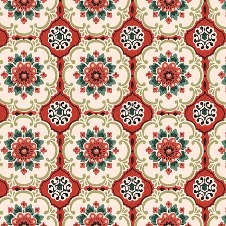 Country Charm - Crimson Wallpaper