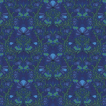 Gardenia - Cobalt Wallpaper