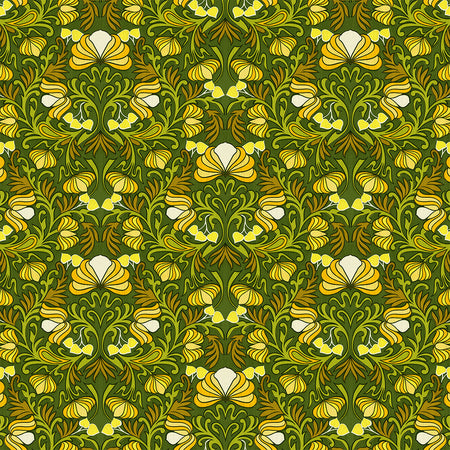 Gardenia - Green Wallpaper