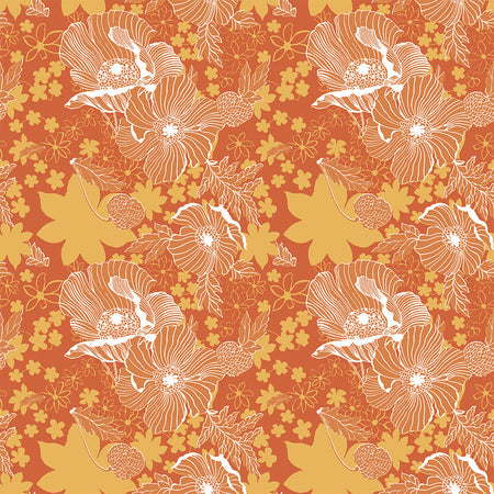 Donna - Tangerine Wallpaper