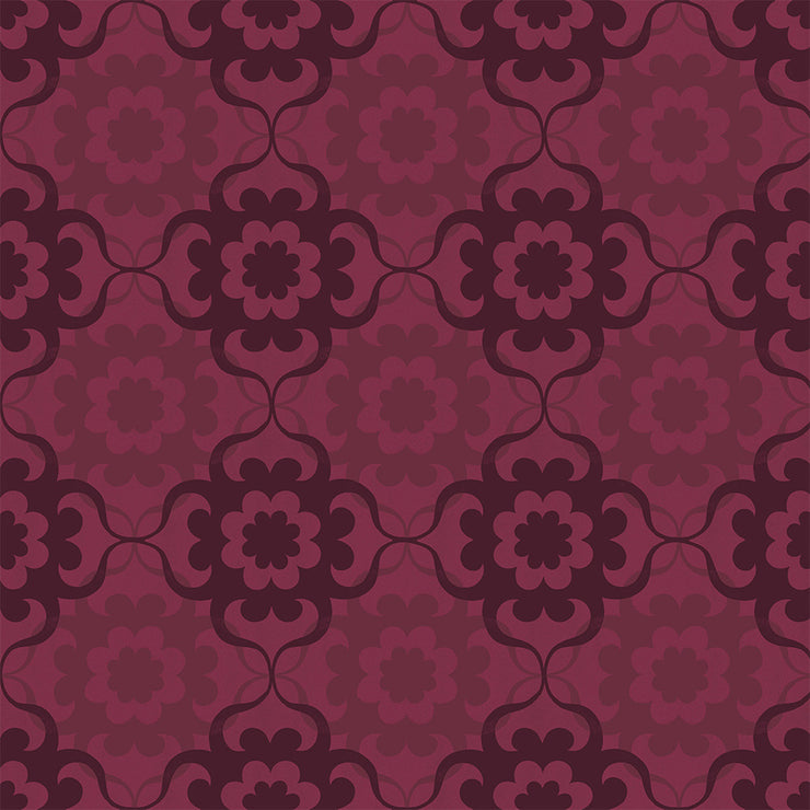 Disco Weave - Burgundy Wallpaper