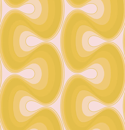 Squiggles - Yellow Wallpaper