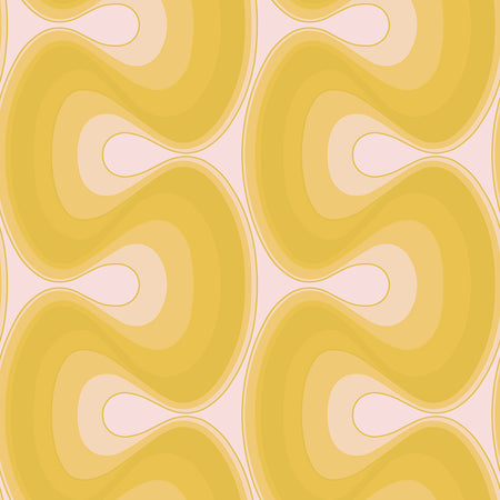 Squiggles - Yellow Wallpaper